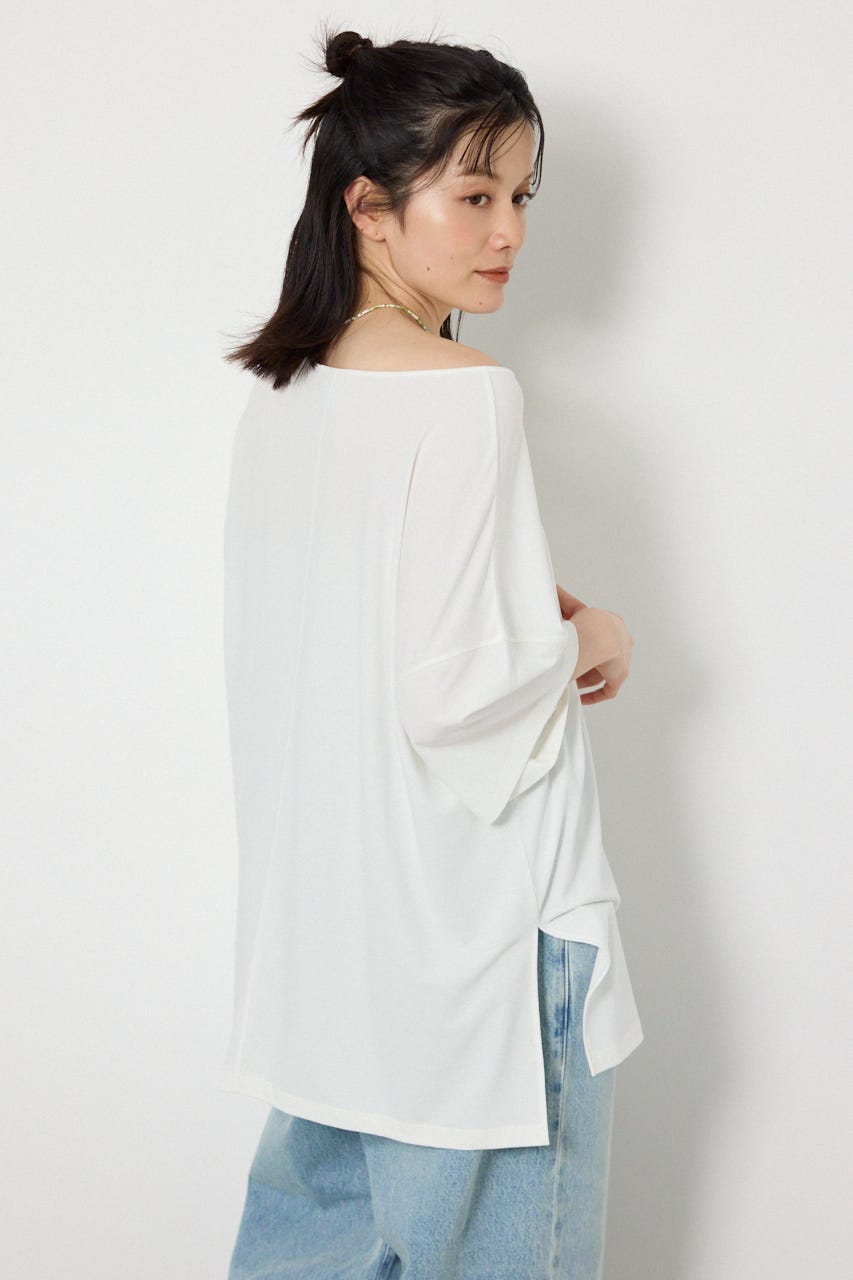 T/Fワンショルダールーズトップス O/WHT FREE