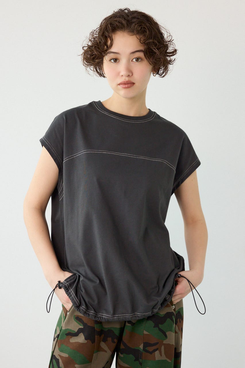 FREEZE LIGHTステッチドロストTシャツ C.GRY FREE