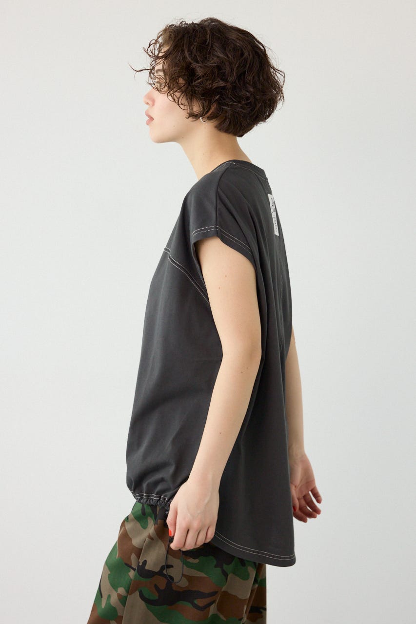 FREEZE LIGHTステッチドロストTシャツ C.GRY FREE