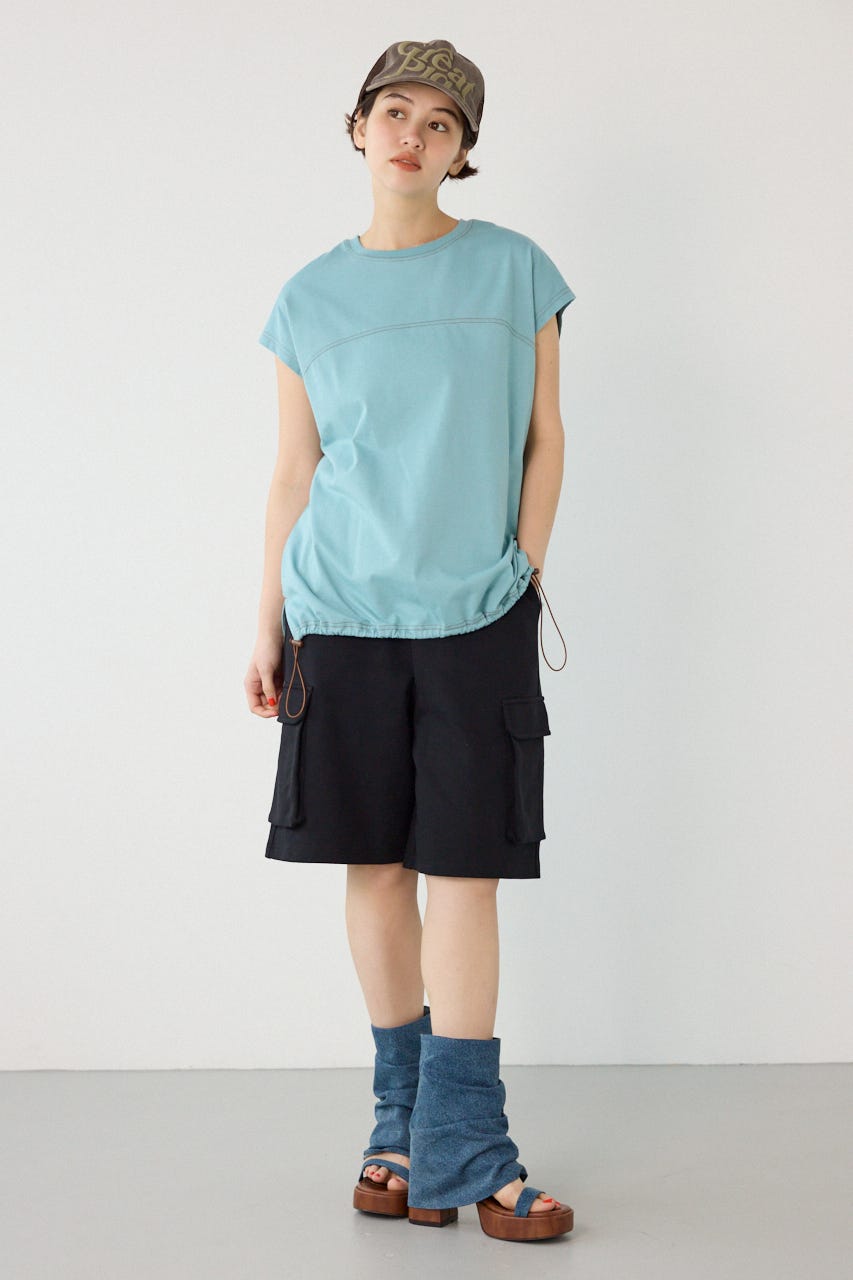 FREEZE LIGHTステッチドロストTシャツ D/SAX FREE