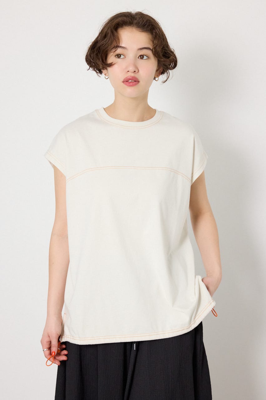 FREEZE LIGHTステッチドロストTシャツ IVOY FREE