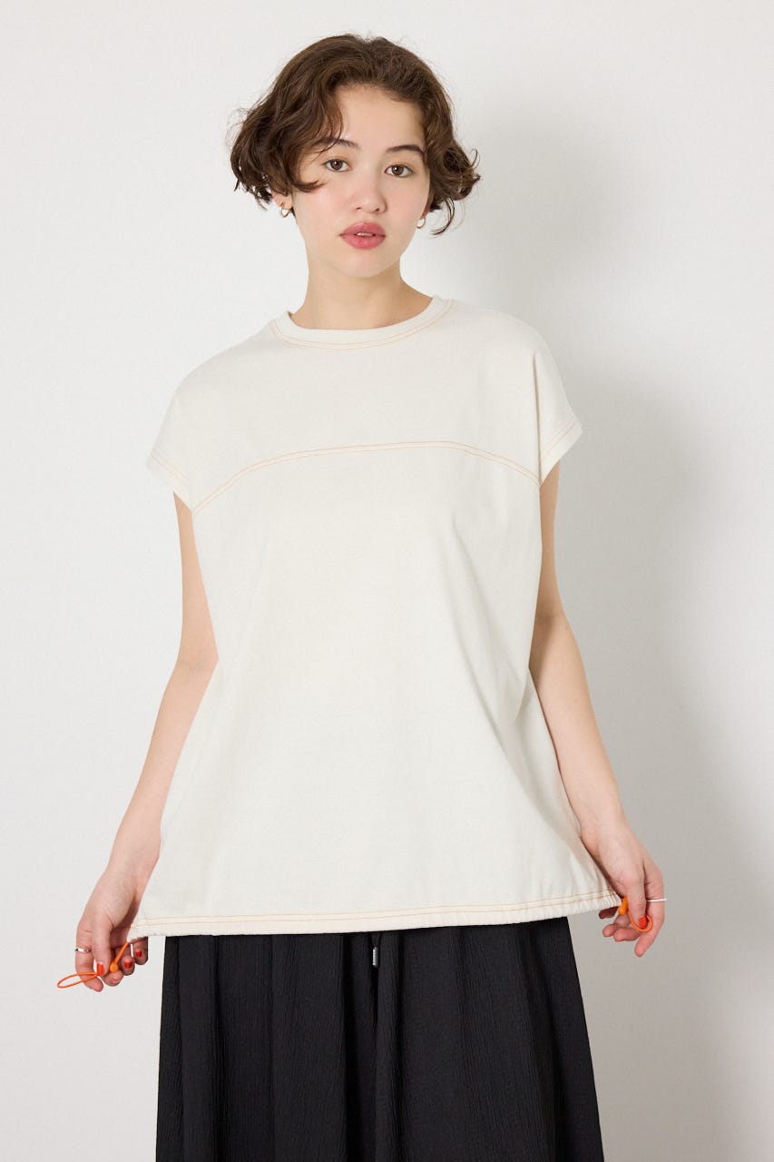 FREEZE LIGHTステッチドロストTシャツ IVOY FREE