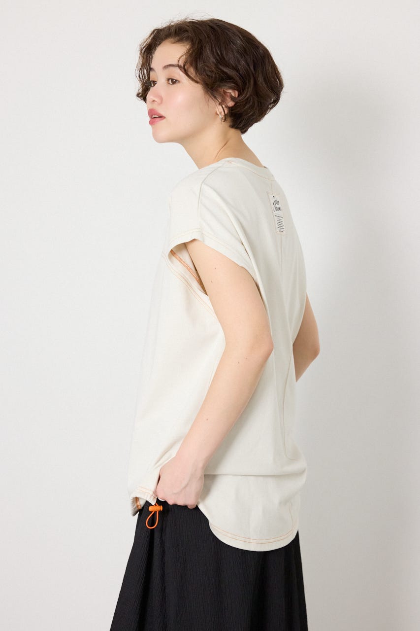 FREEZE LIGHTステッチドロストTシャツ IVOY FREE