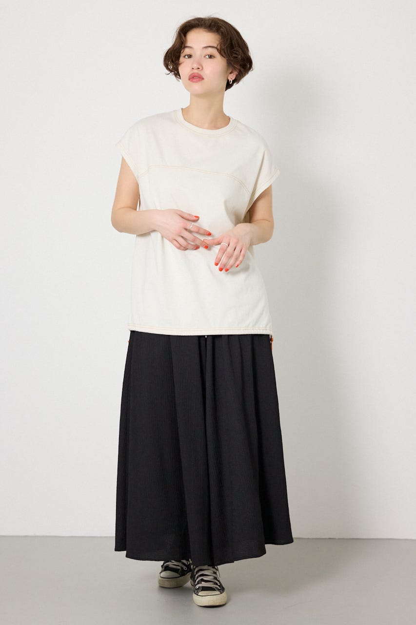 FREEZE LIGHTステッチドロストTシャツ IVOY FREE