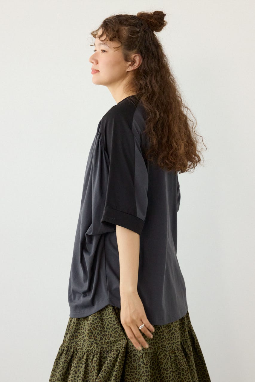 配色ドルマントップス BLK FREE