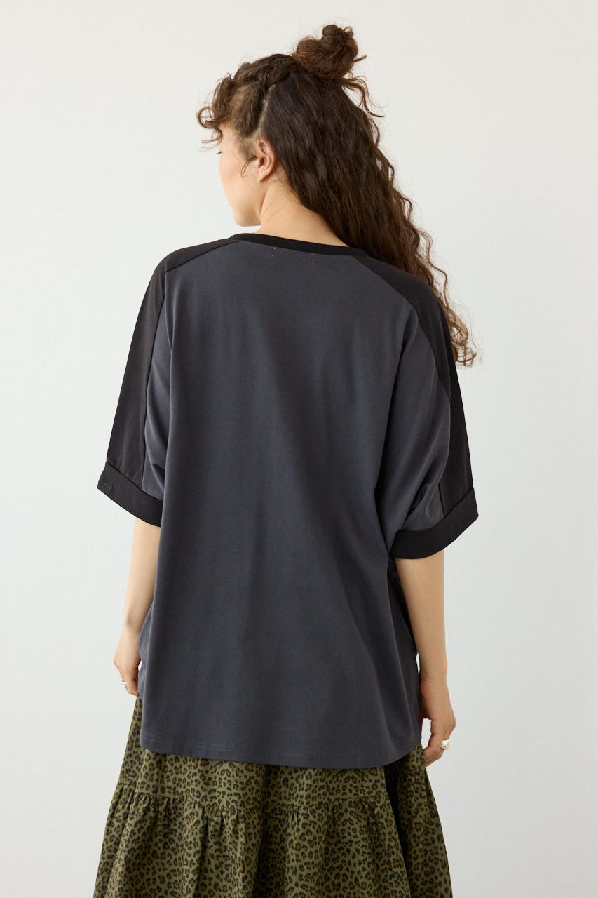 配色ドルマントップス BLK FREE