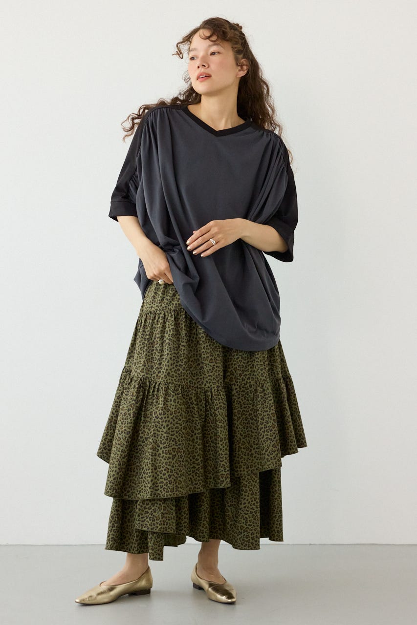 配色ドルマントップス BLK FREE