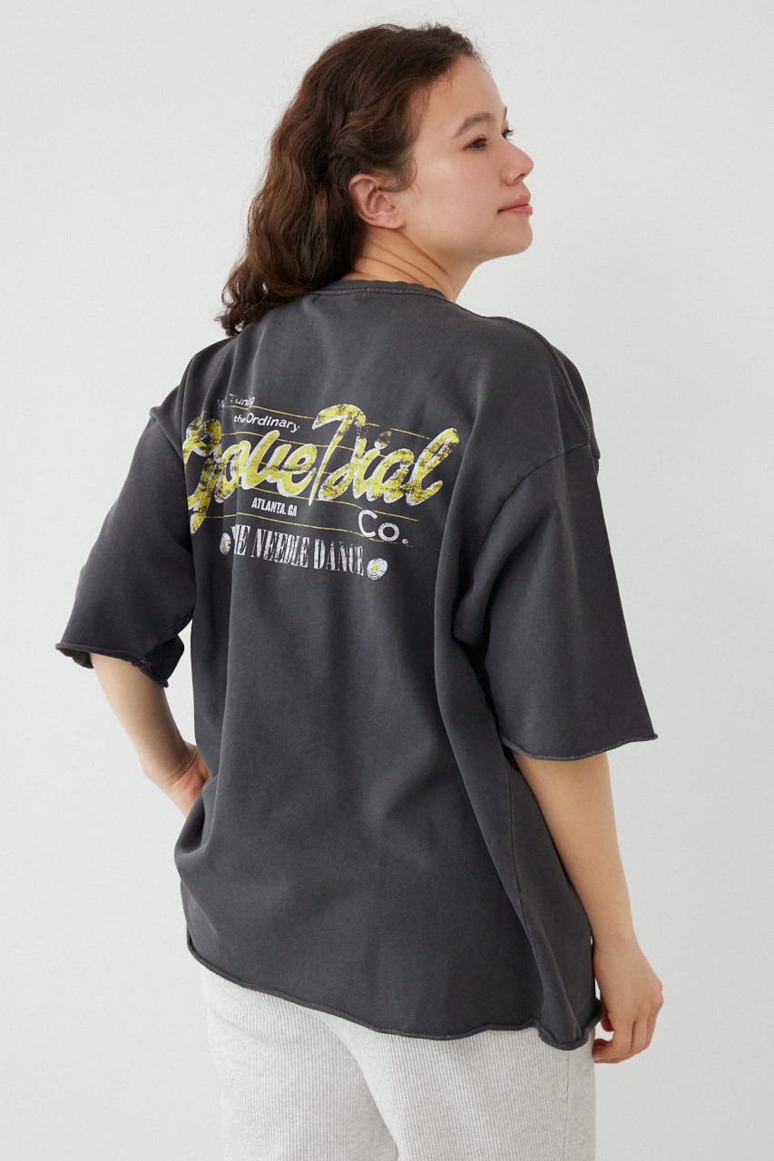 ミニ裏毛ハーフスリーブトップス C.GRY FREE