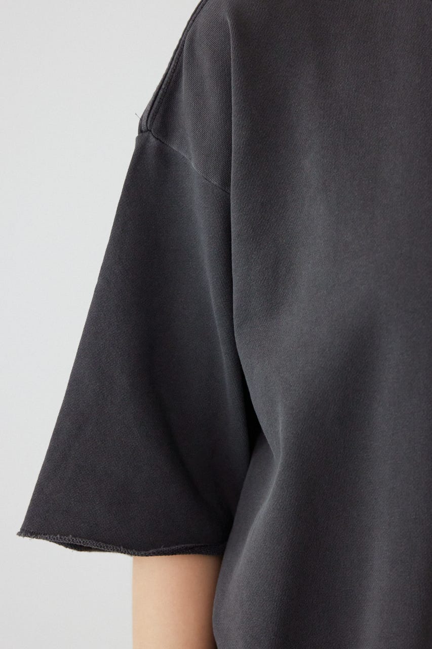 ミニ裏毛ハーフスリーブトップス C.GRY FREE