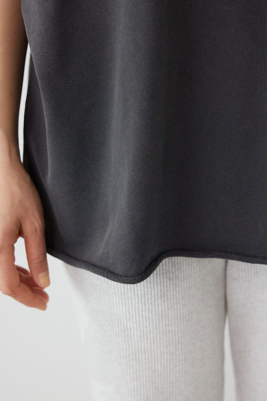 ミニ裏毛ハーフスリーブトップス C.GRY FREE