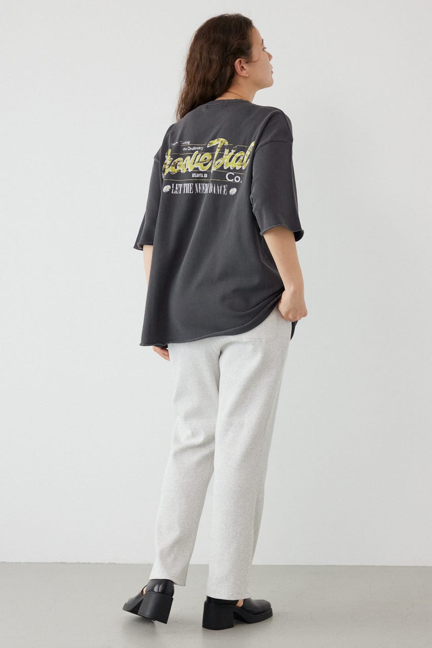 ミニ裏毛ハーフスリーブトップス C.GRY FREE