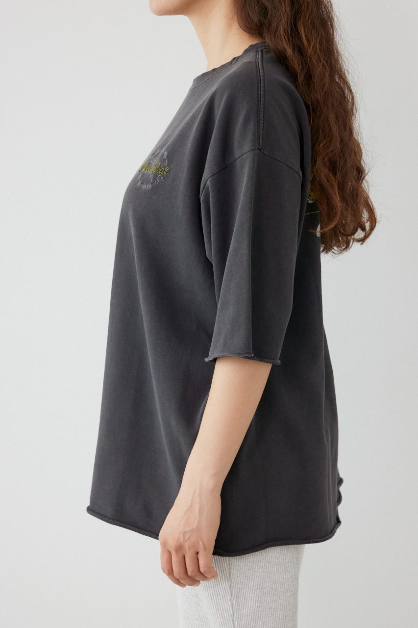 ミニ裏毛ハーフスリーブトップス C.GRY FREE