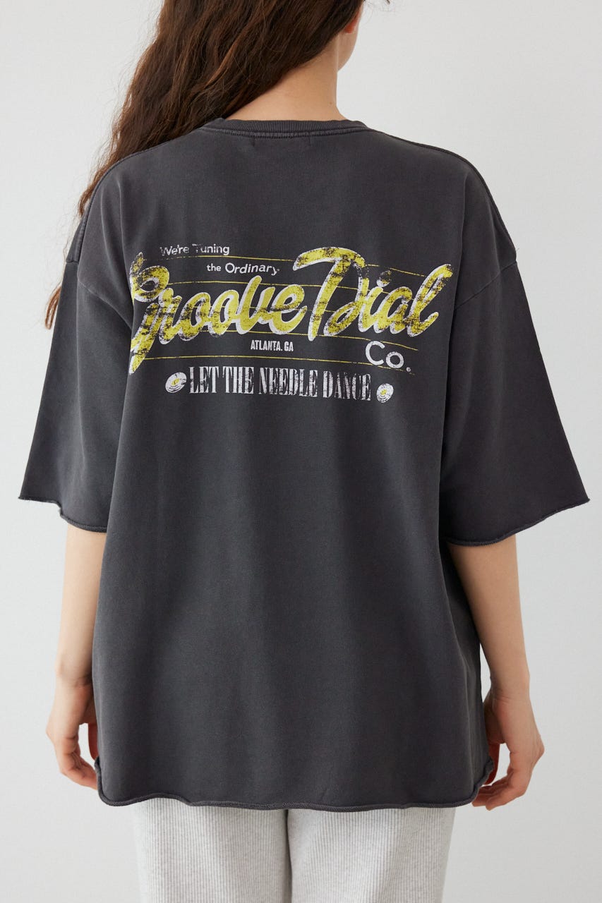 ミニ裏毛ハーフスリーブトップス C.GRY FREE