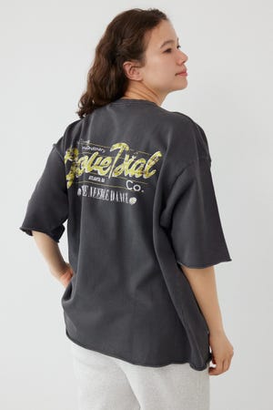 ミニ裏毛ハーフスリーブトップス