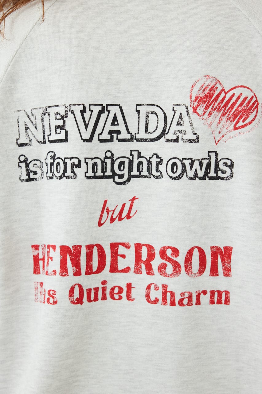 半袖リバーススウェットトップス L/T.GRY FREE