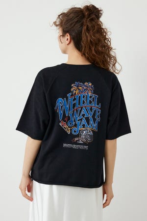 半袖リバーススウェットトップス