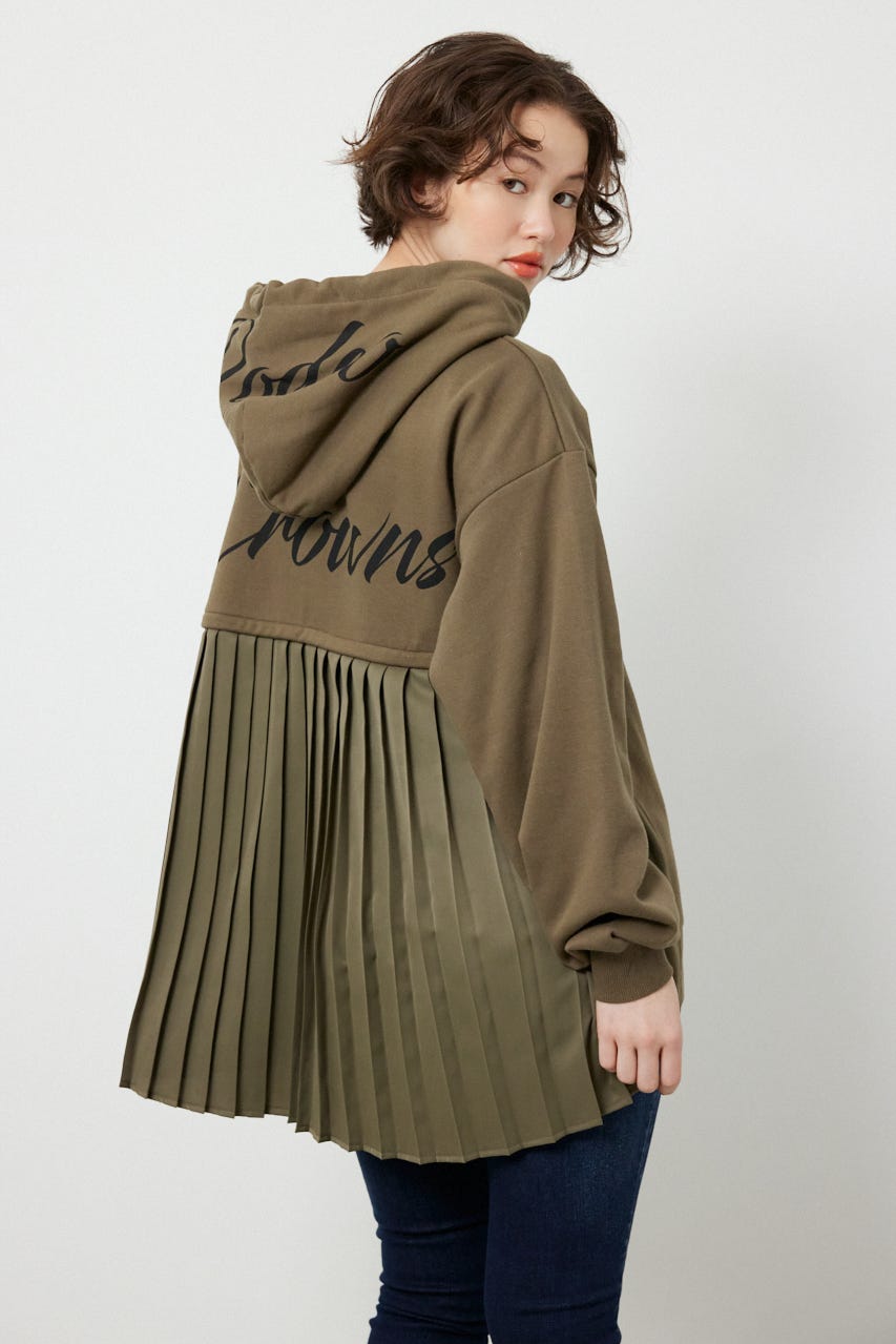 バックプリーツロゴパーカー KHA FREE