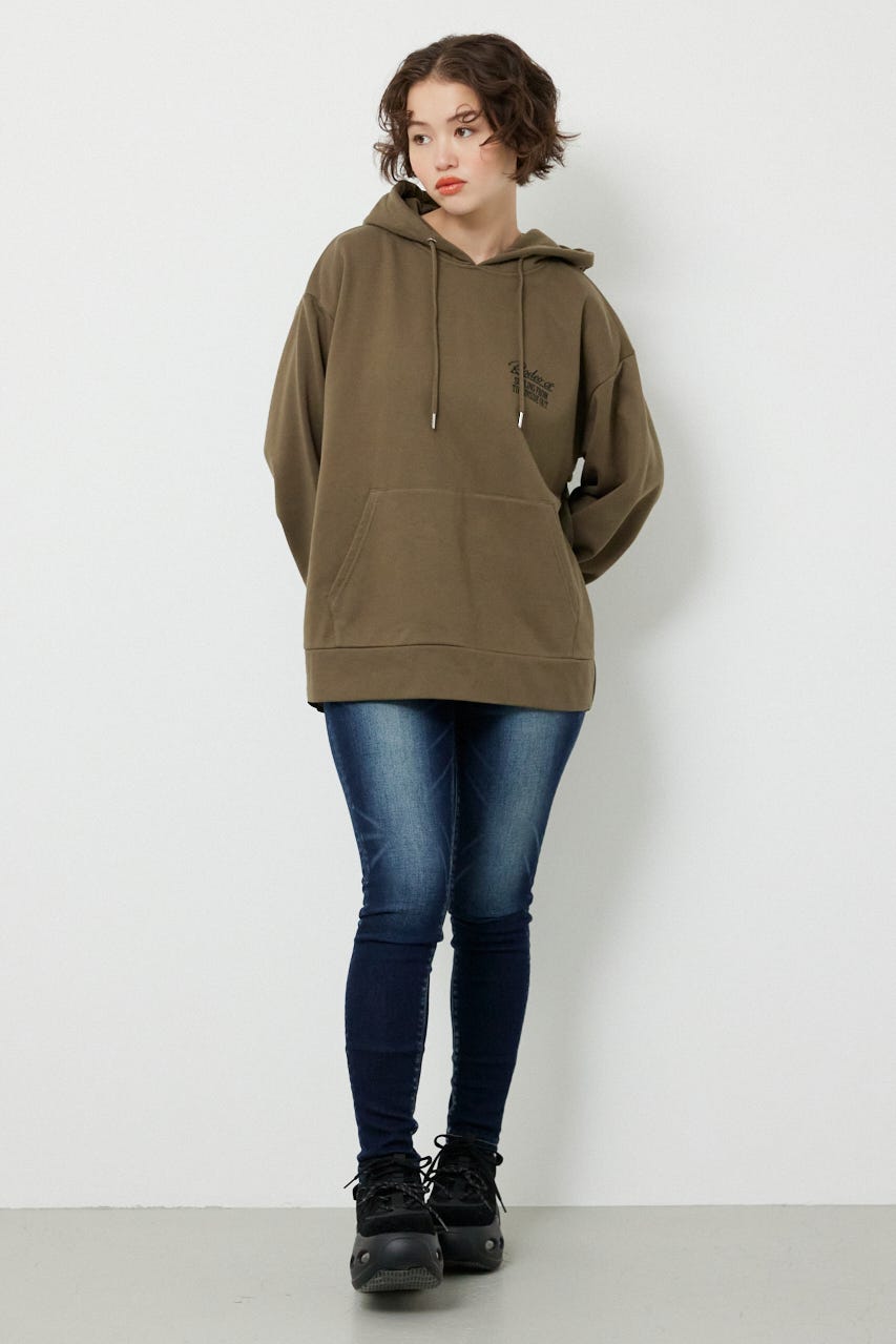 バックプリーツロゴパーカー KHA FREE