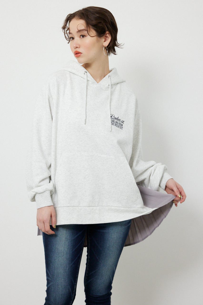 RODEO CROWNS WIDE BOWL | バックプリーツロゴパーカー (スウェット