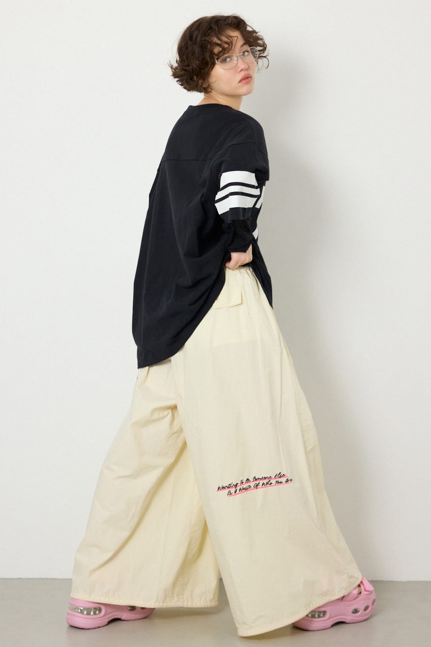 【SS先行アイテム】チュールレイヤードナンバートップス BLK FREE