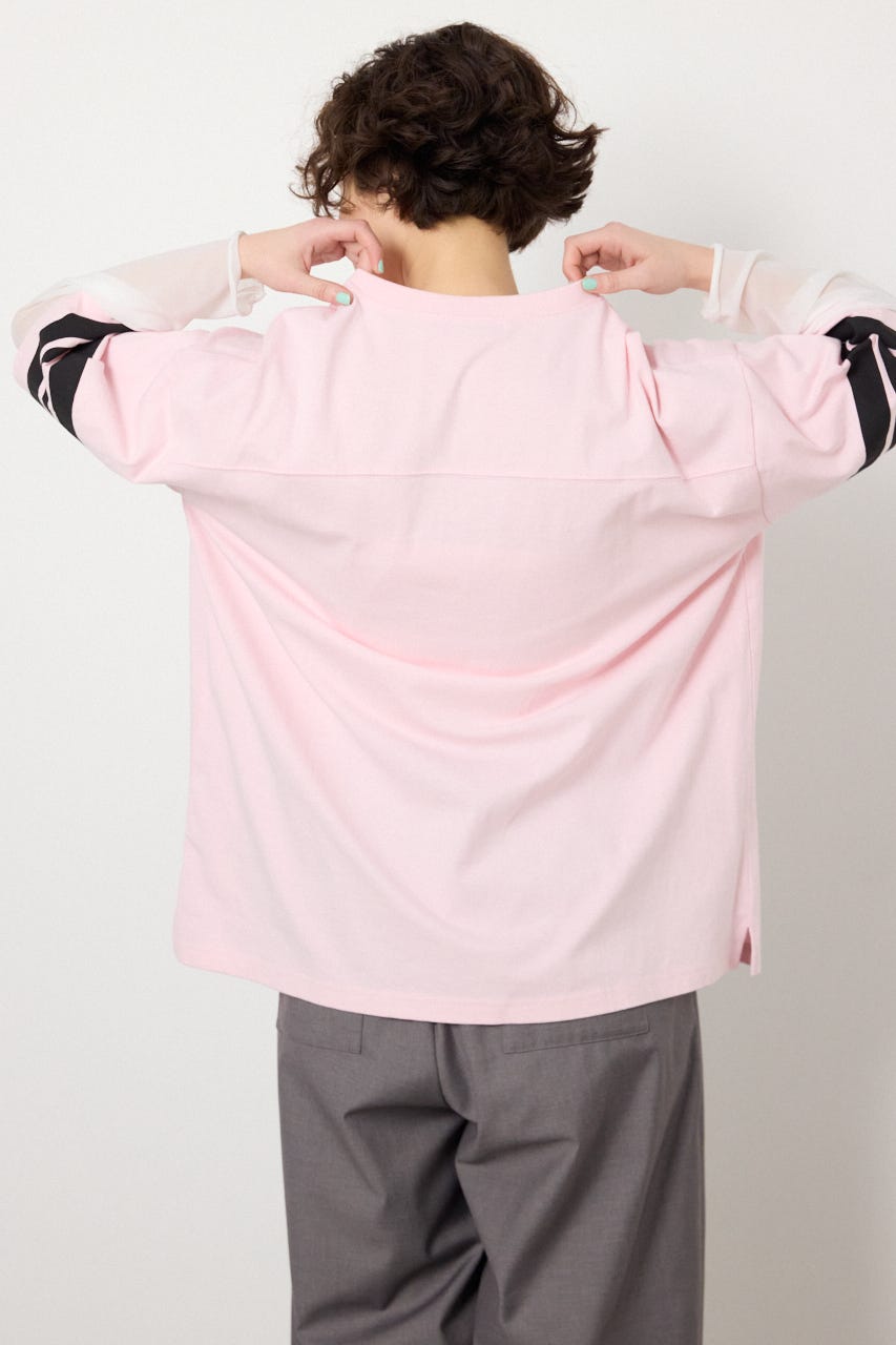 【SS先行アイテム】チュールレイヤードナンバートップス PNK FREE