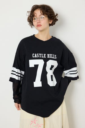 【SS先行アイテム】チュールレイヤードナンバートップス