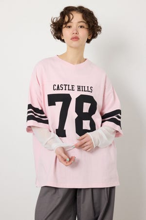 【SS先行アイテム】チュールレイヤードナンバートップス