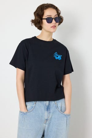 ビーチ柄Tシャツ