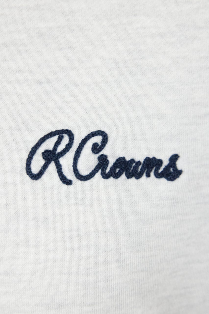 スリーブニットスウェットトップス GRY FREE