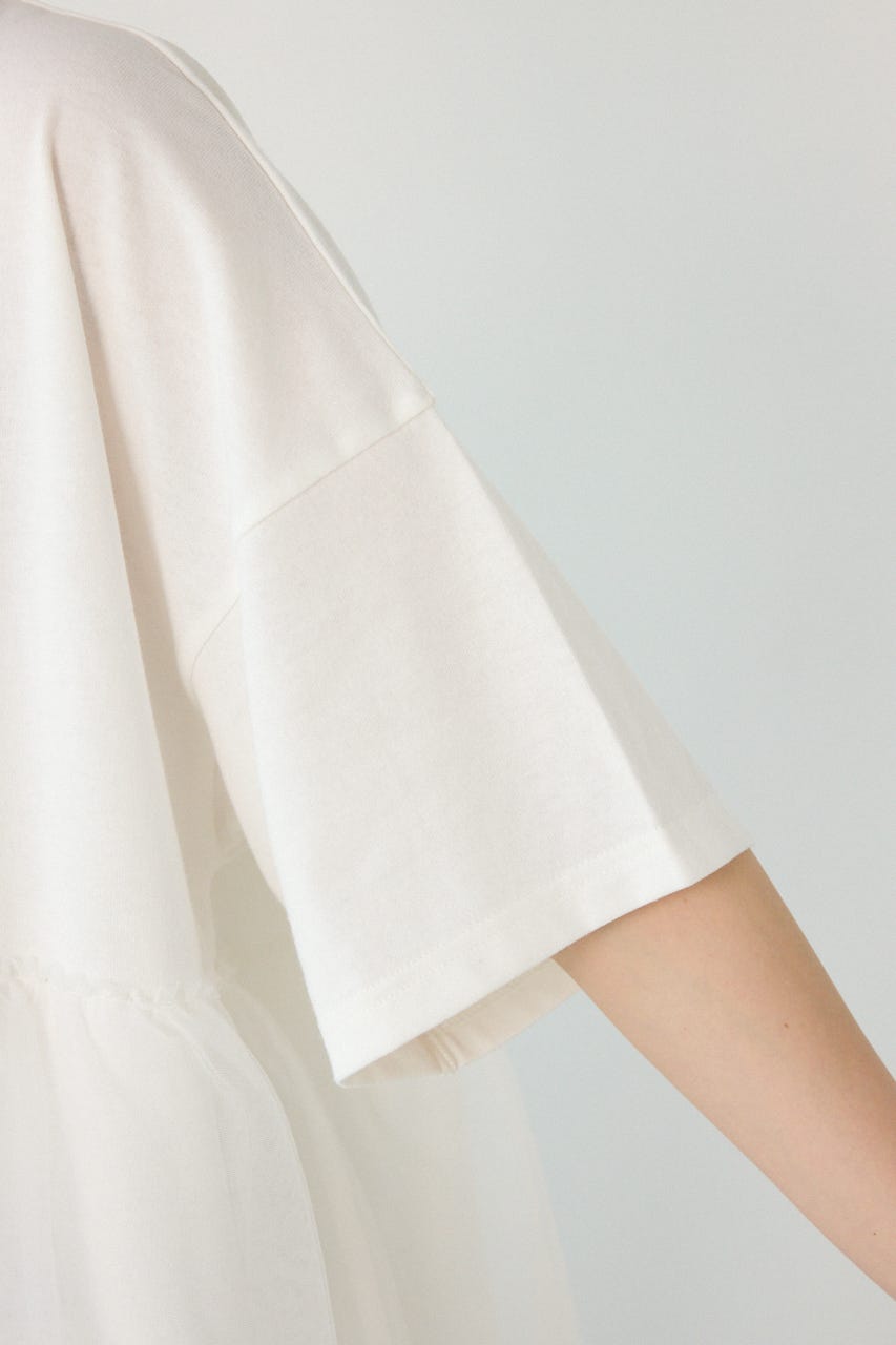 チュールドッキングトップス O/WHT FREE
