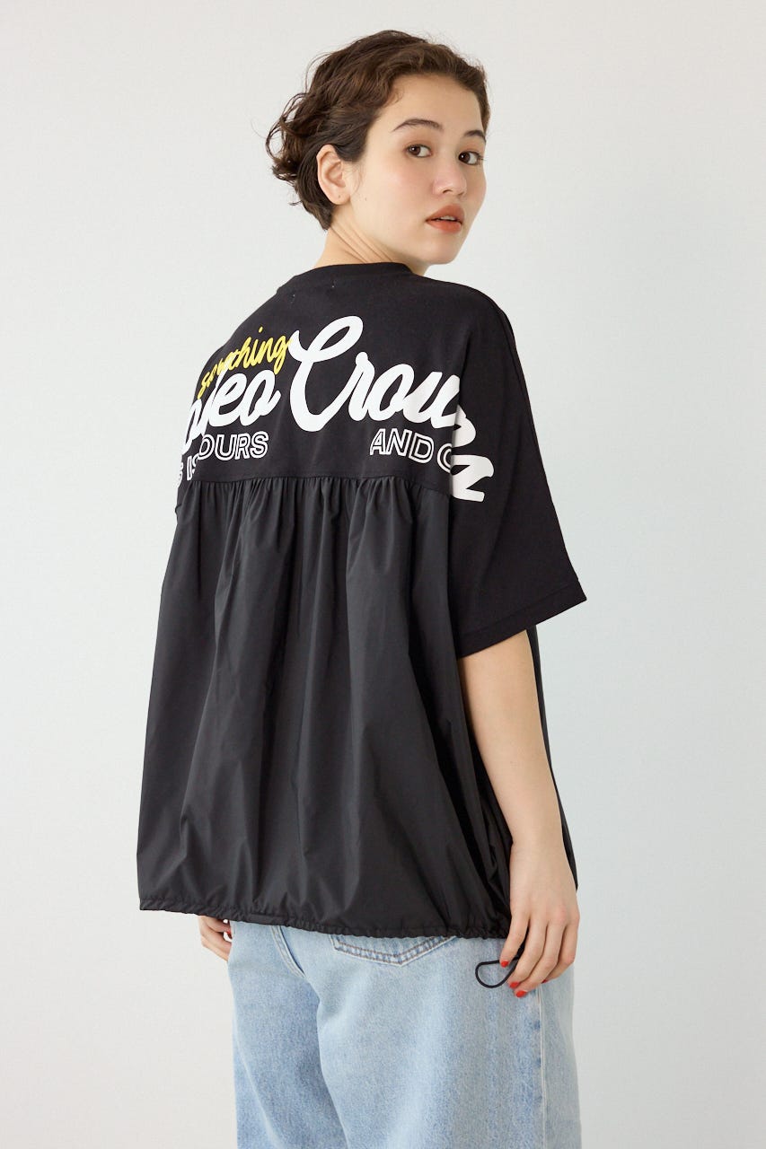 切替ロゴビッグトップス BLK FREE