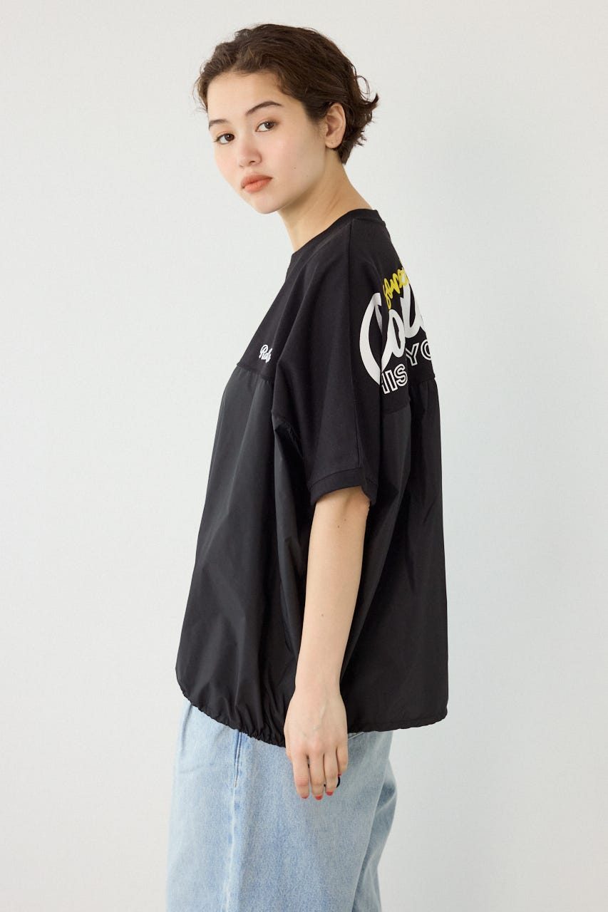 切替ロゴビッグトップス BLK FREE