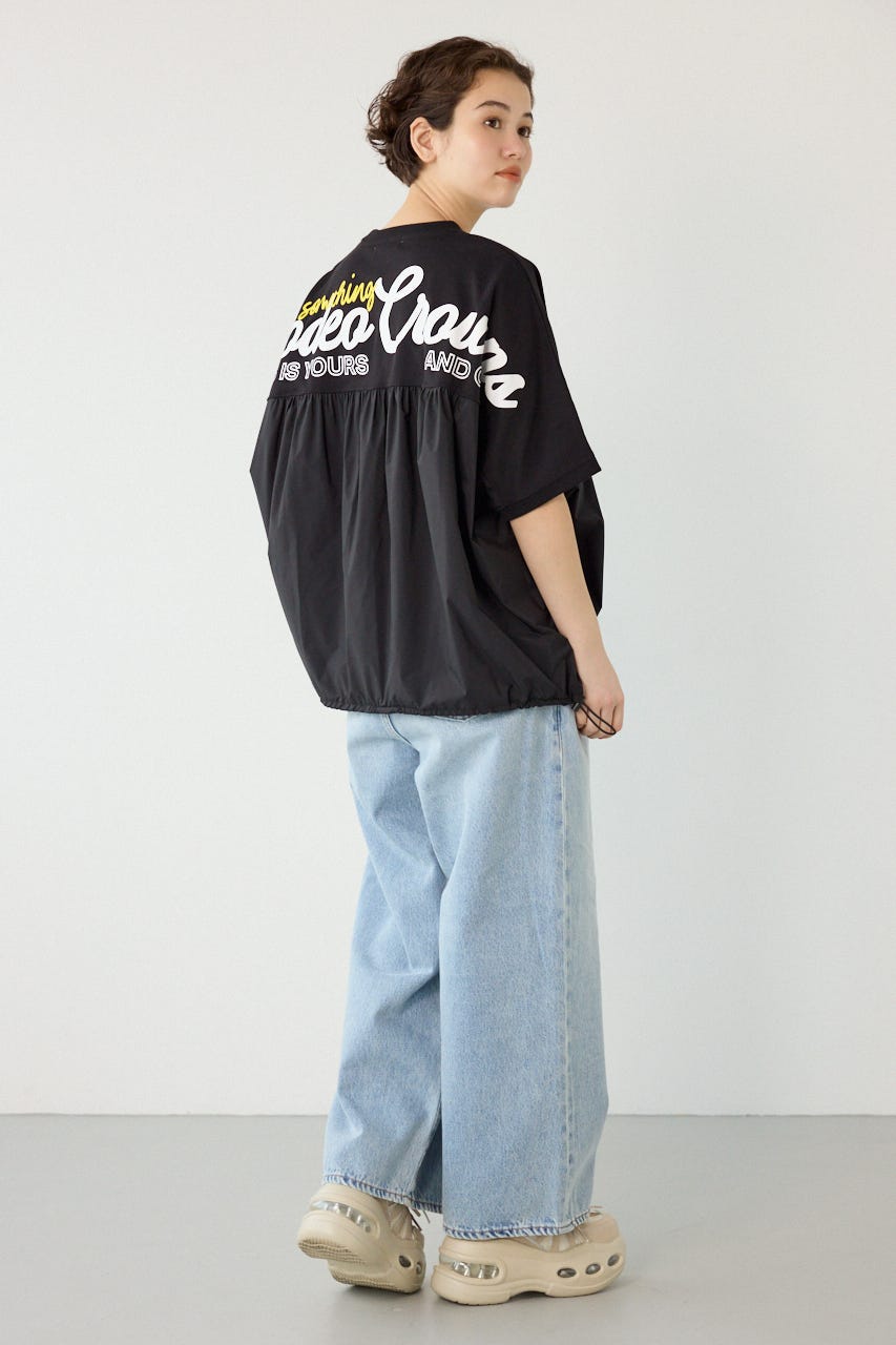 切替ロゴビッグトップス BLK FREE