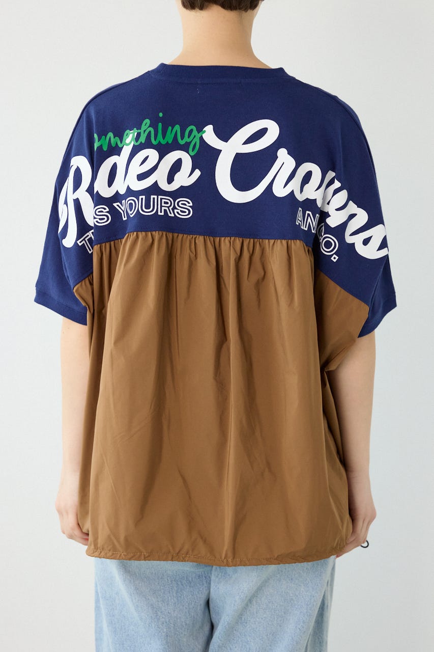 切替ロゴビッグトップス NVY FREE