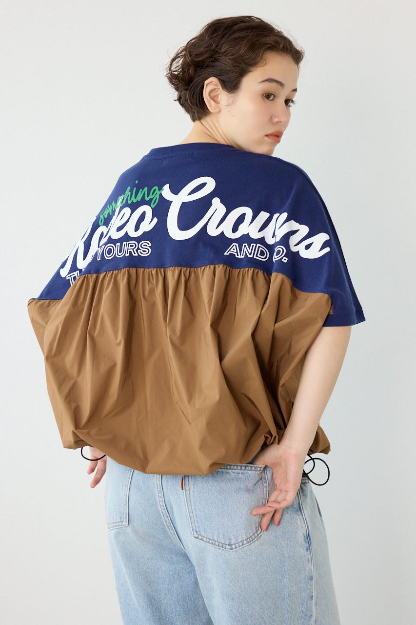 切替ロゴビッグトップス NVY FREE