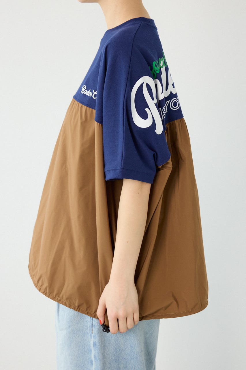 切替ロゴビッグトップス NVY FREE