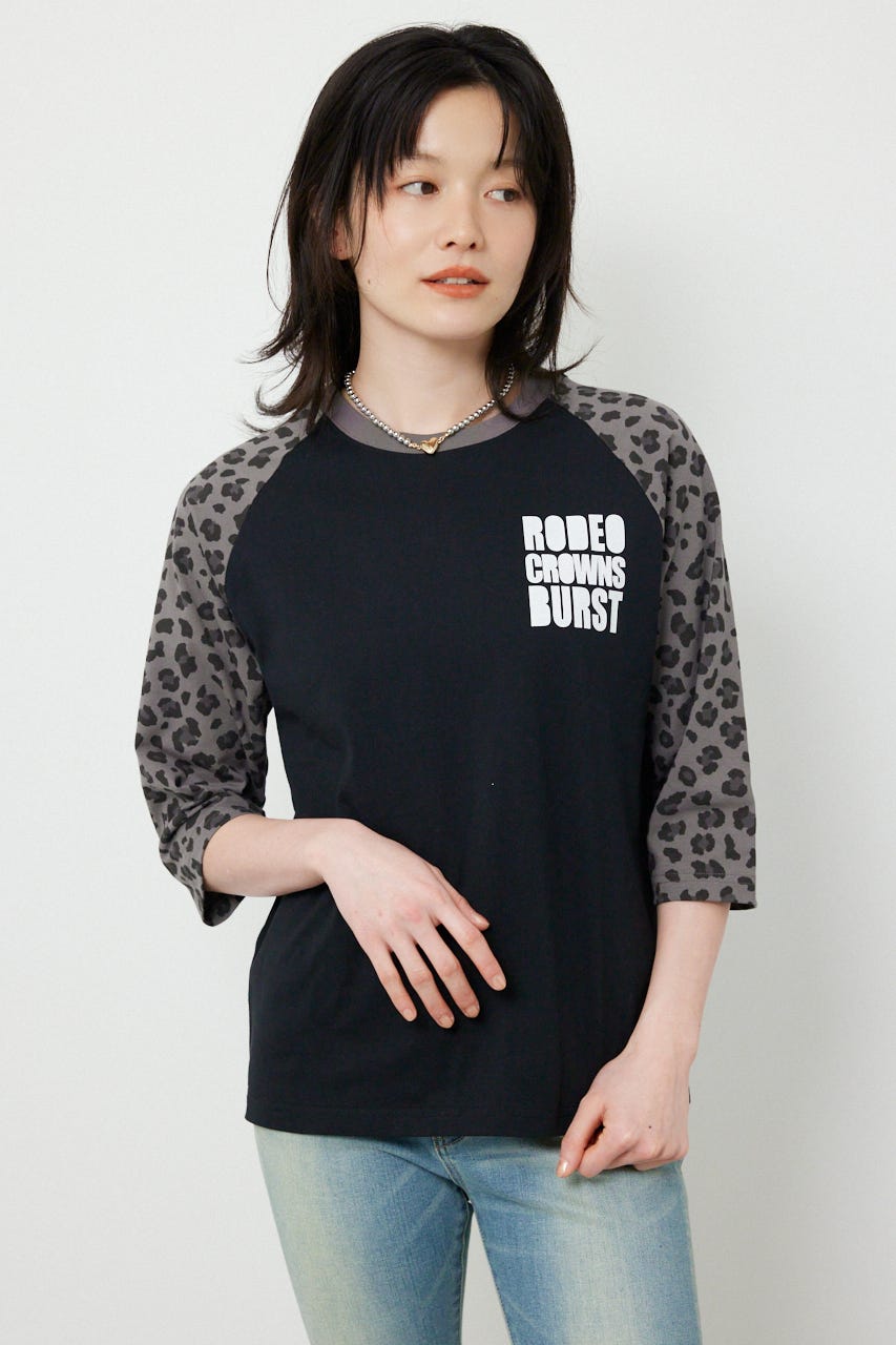 【SS先行アイテム】Ink Logo ラグランTシャツ 柄BLK S