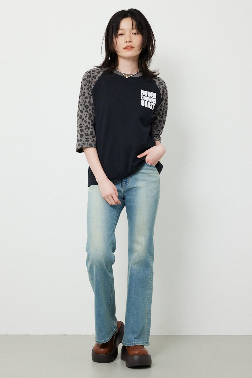 【SS先行アイテム】Ink Logo ラグランTシャツ 柄BLK S