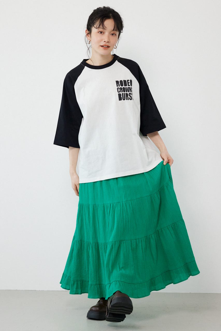 【SS先行アイテム】Ink Logo ラグランTシャツ 柄WHT S