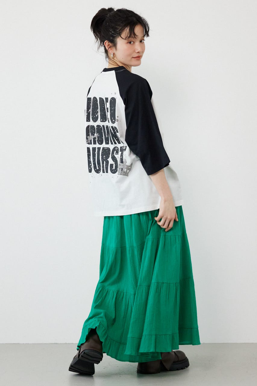 【SS先行アイテム】Ink Logo ラグランTシャツ 柄WHT S