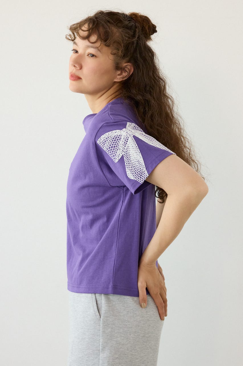 Ribon×Butterfly TEE PUR M