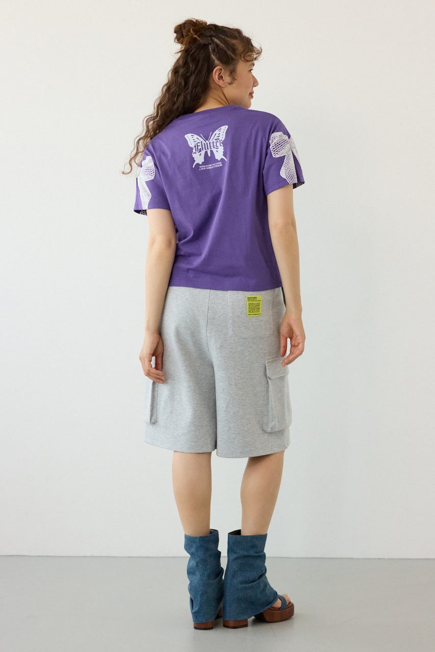 Ribon×Butterfly TEE PUR M