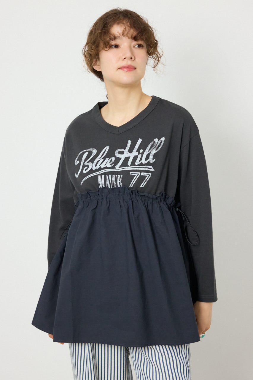 フレアドッキングトップス C.GRY FREE