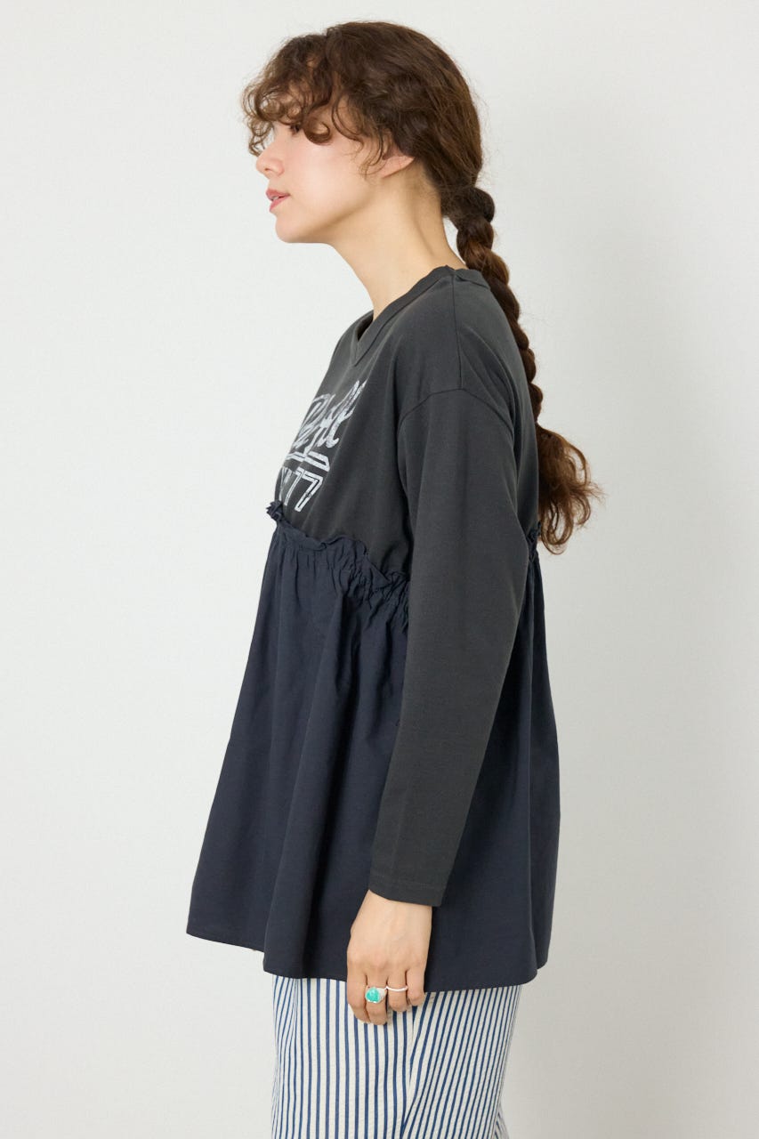 フレアドッキングトップス C.GRY FREE