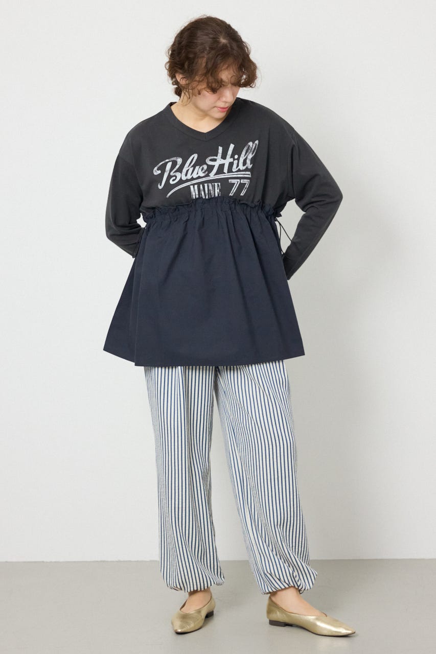 フレアドッキングトップス C.GRY FREE