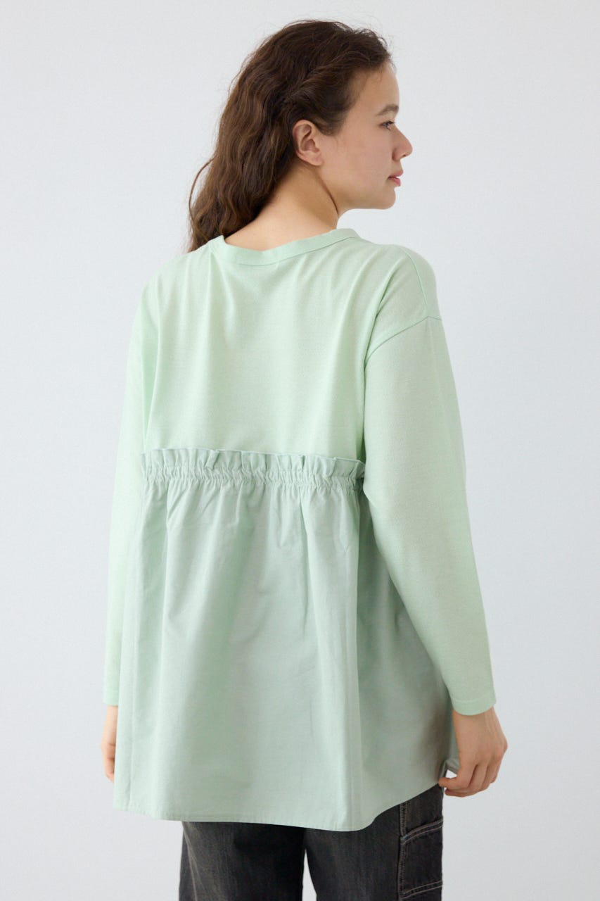 フレアドッキングトップス L/GRN FREE