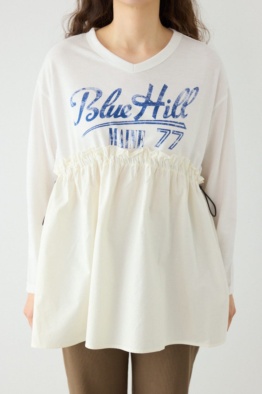 フレアドッキングトップス O/WHT FREE