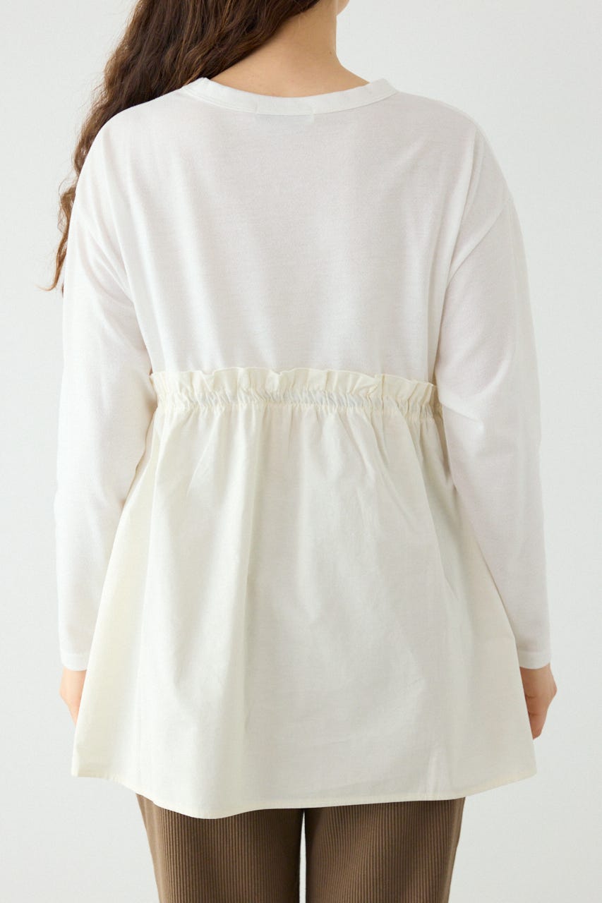 フレアドッキングトップス O/WHT FREE