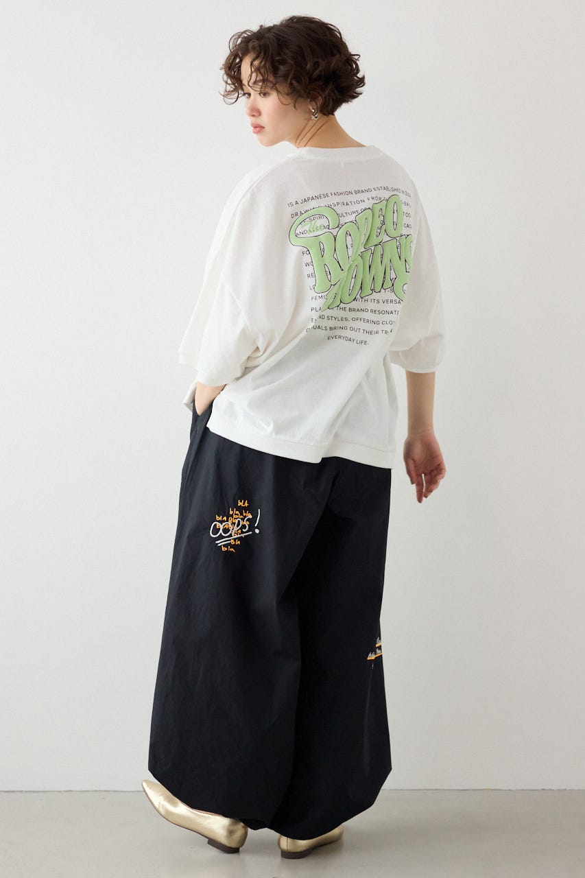 【SS先行アイテム】発泡マルチロゴビッグトップス O/WHT FREE