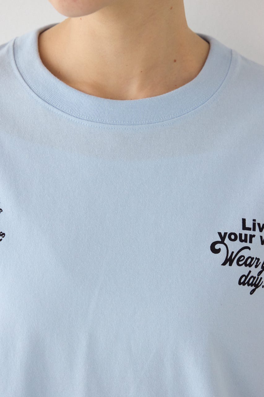 【SS先行アイテム】発泡マルチロゴビッグトップス SAX FREE